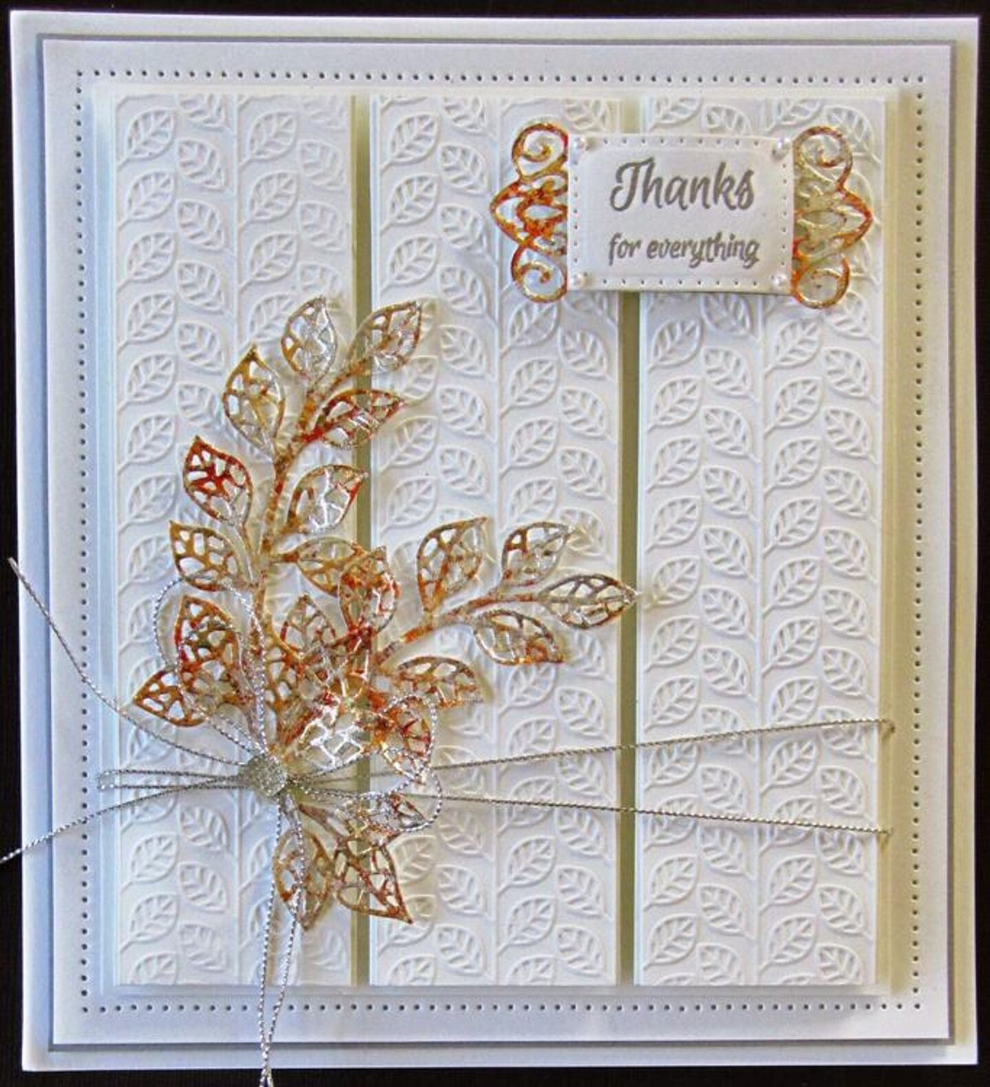 Creative Expressions Finishing Touches Collection Mosaic Leaves