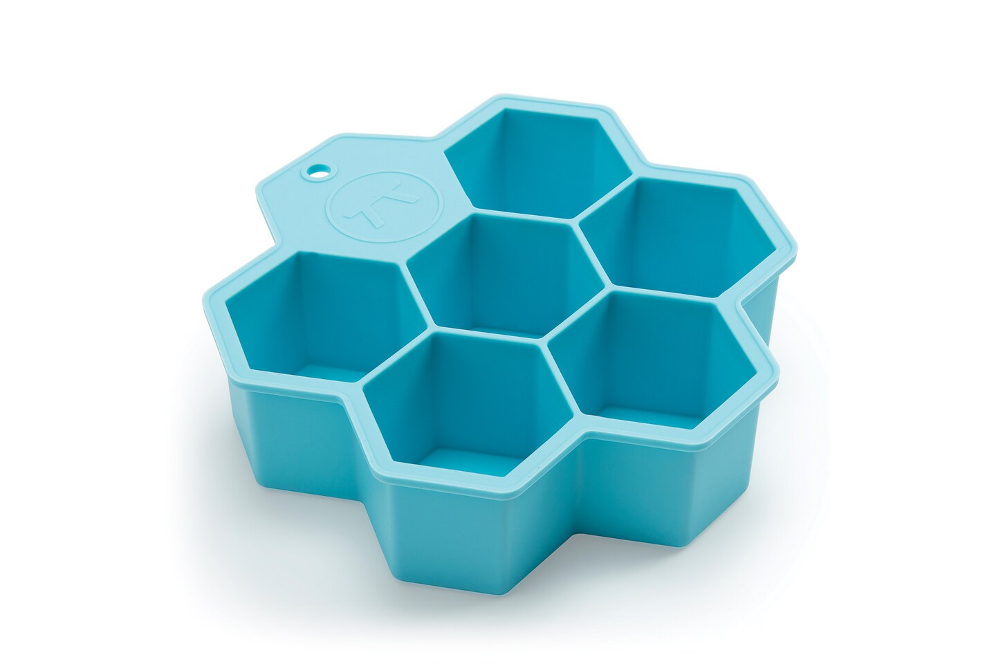 Blue Large Hexagon Ice Cube Tray