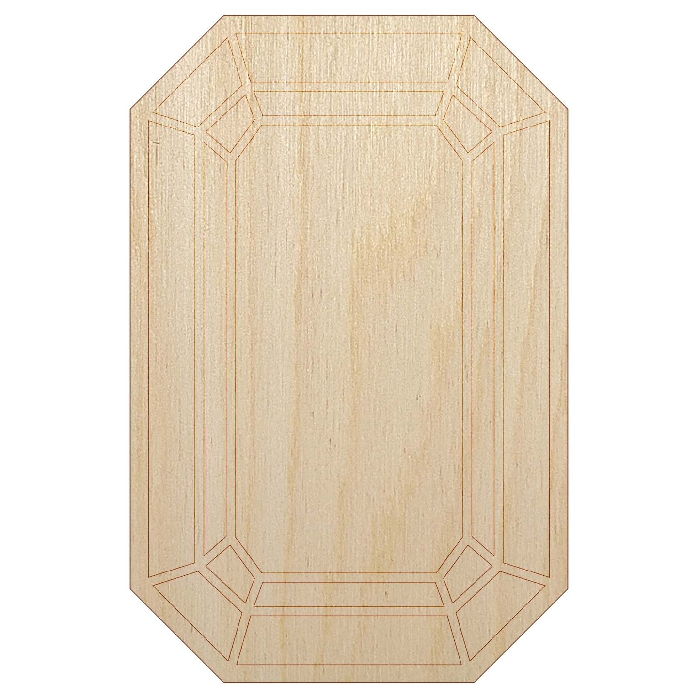 Diamond - Laser Cut Out Unfinished Wood Craft Shape XTR17 Diamond - Laser Cut Out Unfinished Wood Craft Shape XTR17