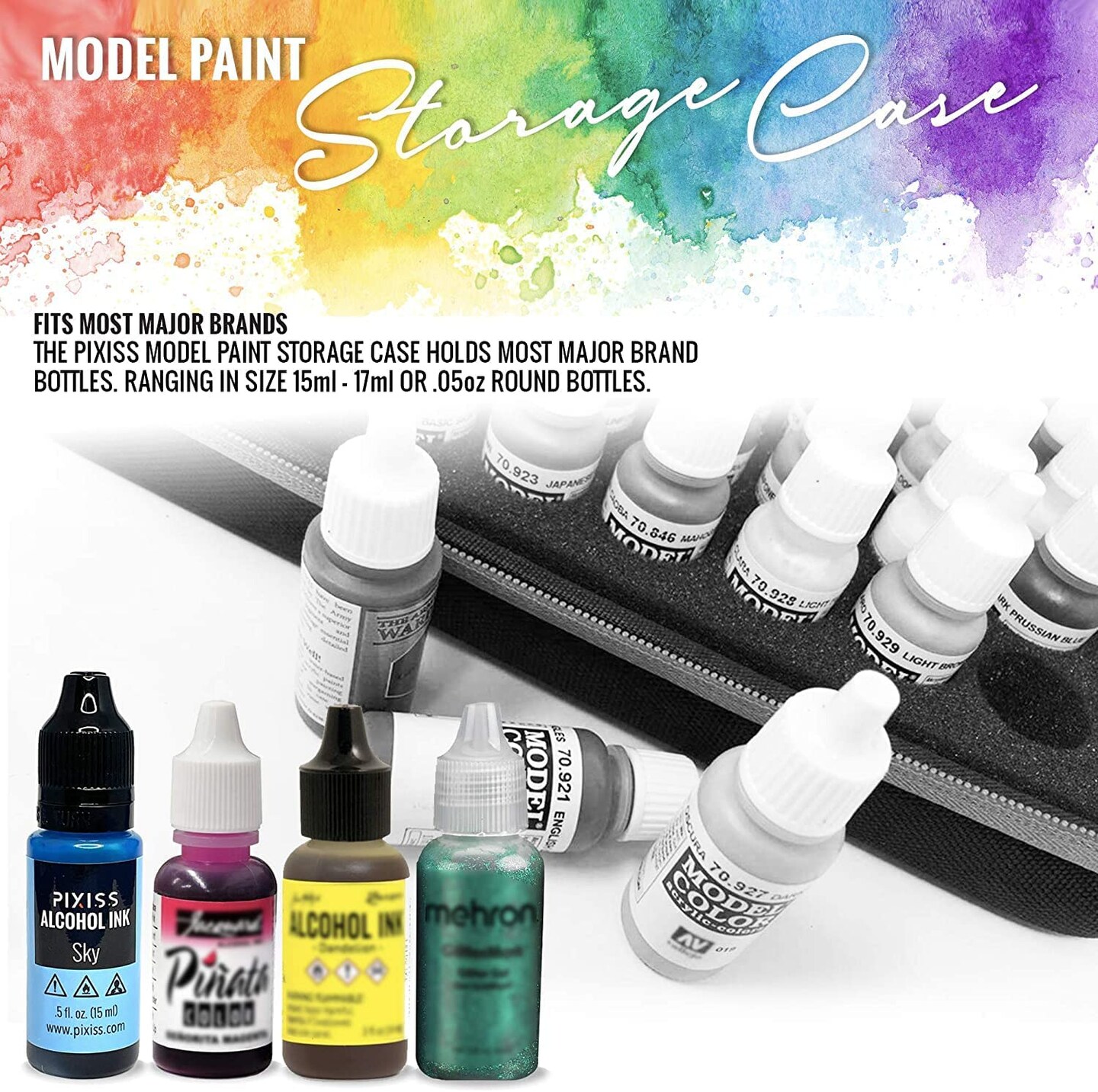 Pixiss Model Paint Storage Case and Pixiss Model Accessory Kit