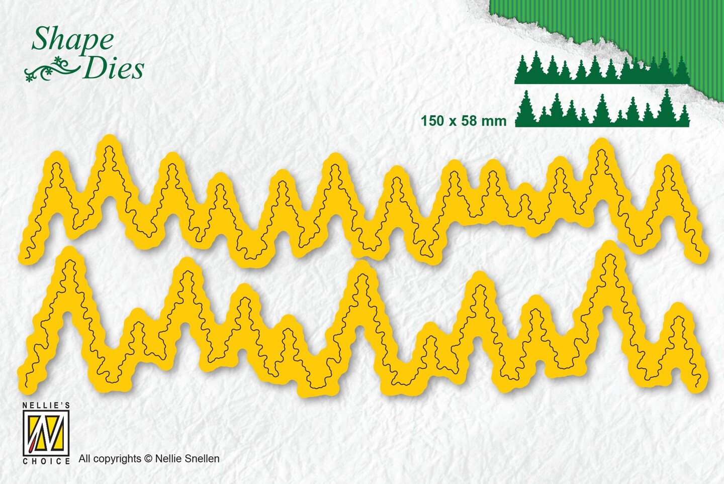 Nellie&#x27;s Choice Shape Die Pine Forest