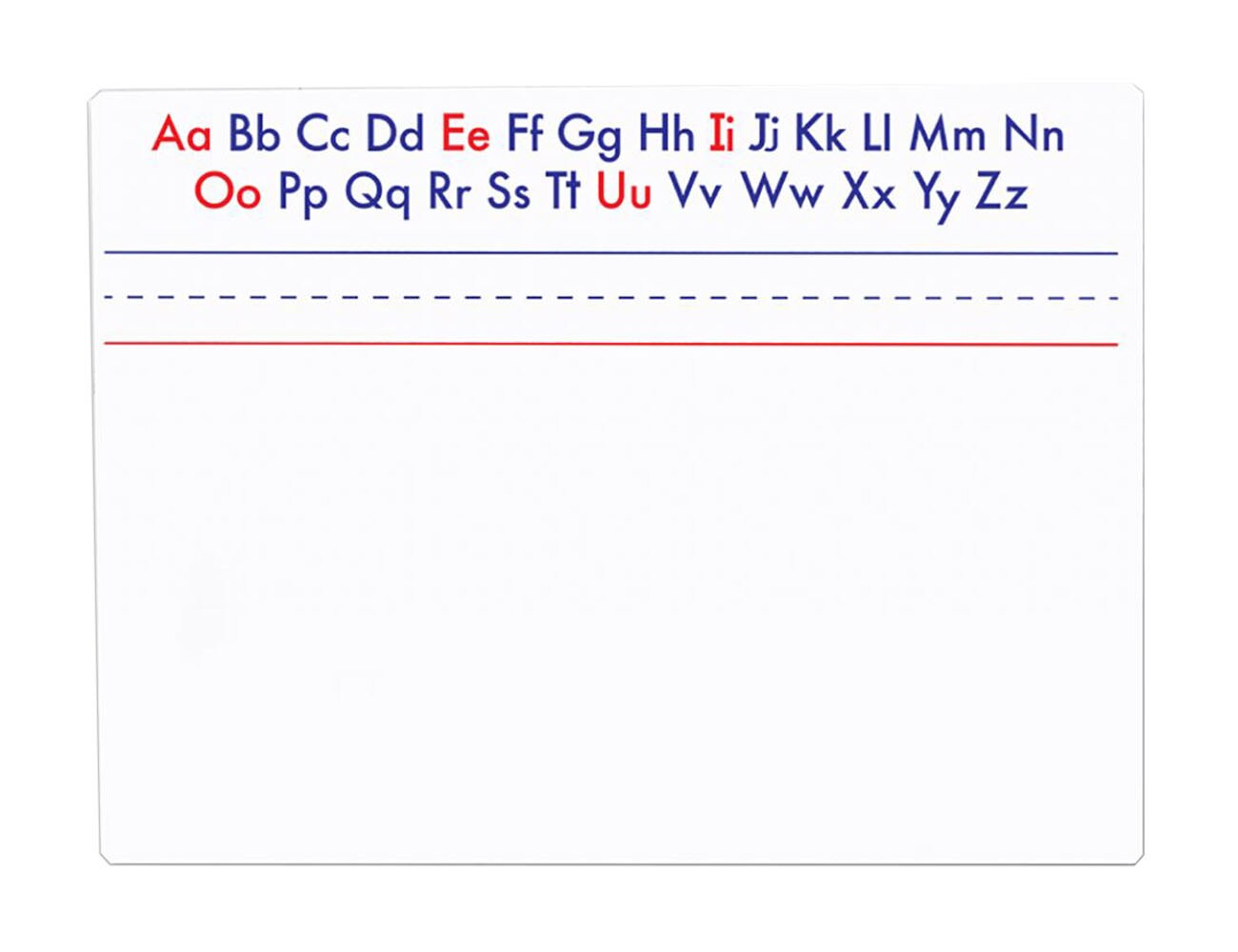 9" x 12" Two Sided Alphabet Magnetic Dry Erase Board Bulk Class Pack of 24