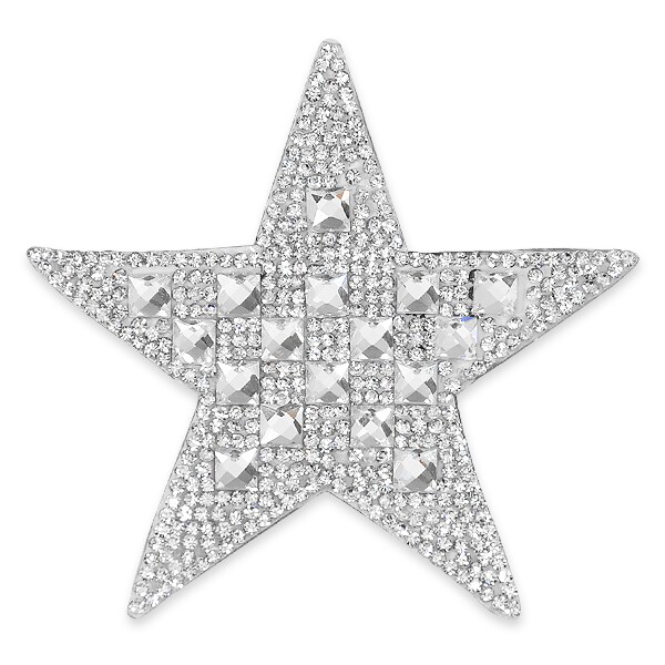 Star Iron-on Rhinestone Applique/Patch