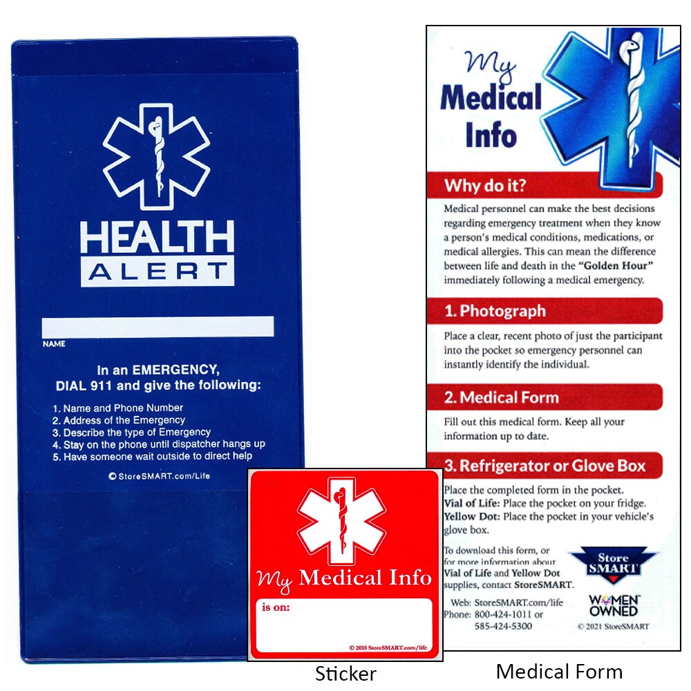 Vial of Life: Health Alert - Personal Variety Pack