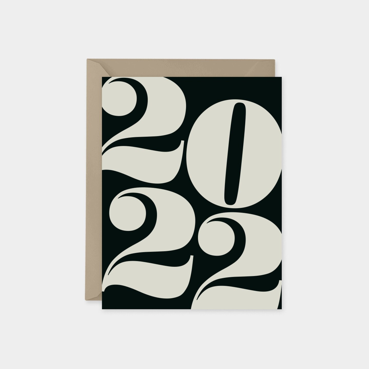 2022 New Years Card, Typography New