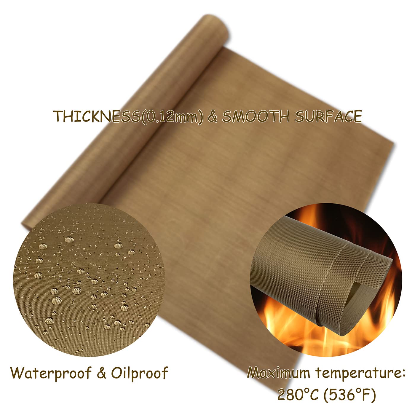 16 x 20 Heat Tape Heat Resistant Tape, Heat Press Transfer Sheet 3 Pack Non Stick & Heat Tape Heat Transfer Tape 3 Pack 10mm X 33m 108ft