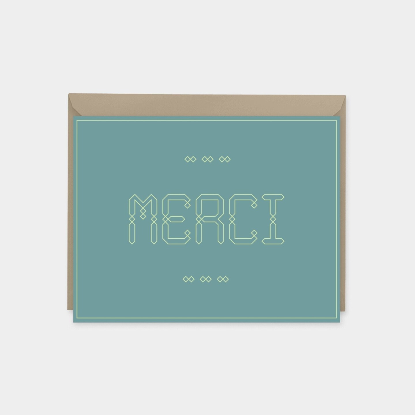 Merci Thank You Cards, Moroccan Design