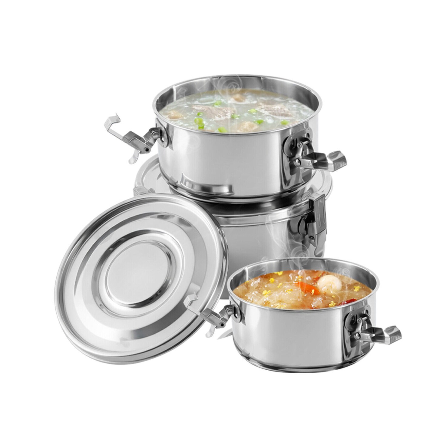 Kitcheniva Steel Food Storage Containers Leak-Proof Smell-Proof