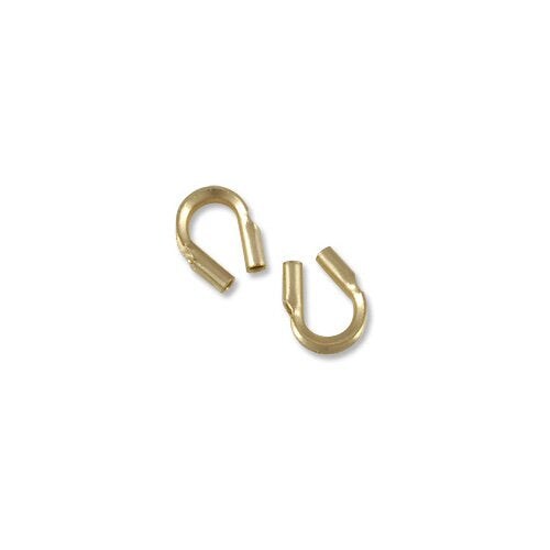 JewelrySupply Gold Filled Wire Protector Guard .021&#x22; Hole (Package of 10)