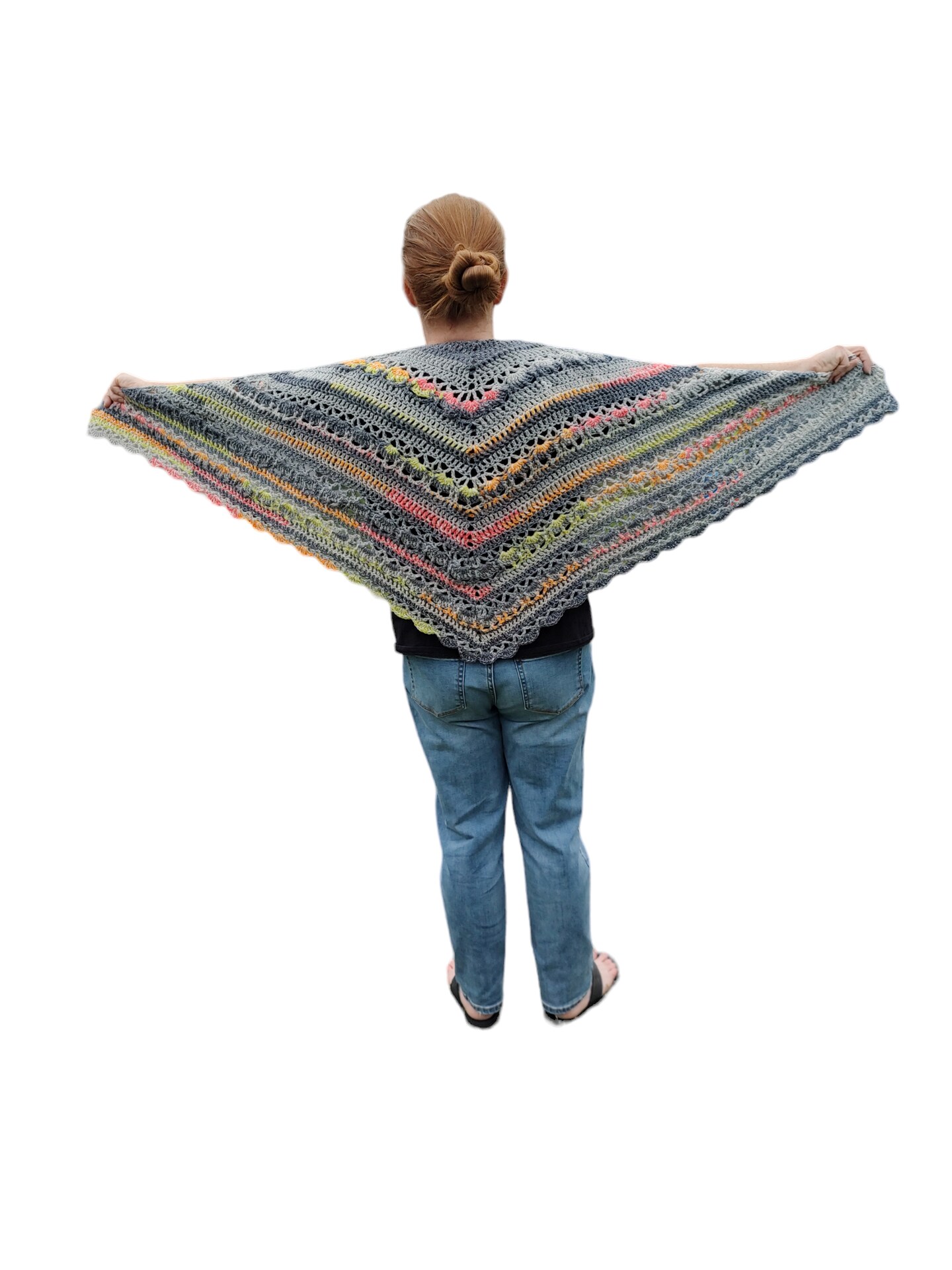 ladies crochet shawl
