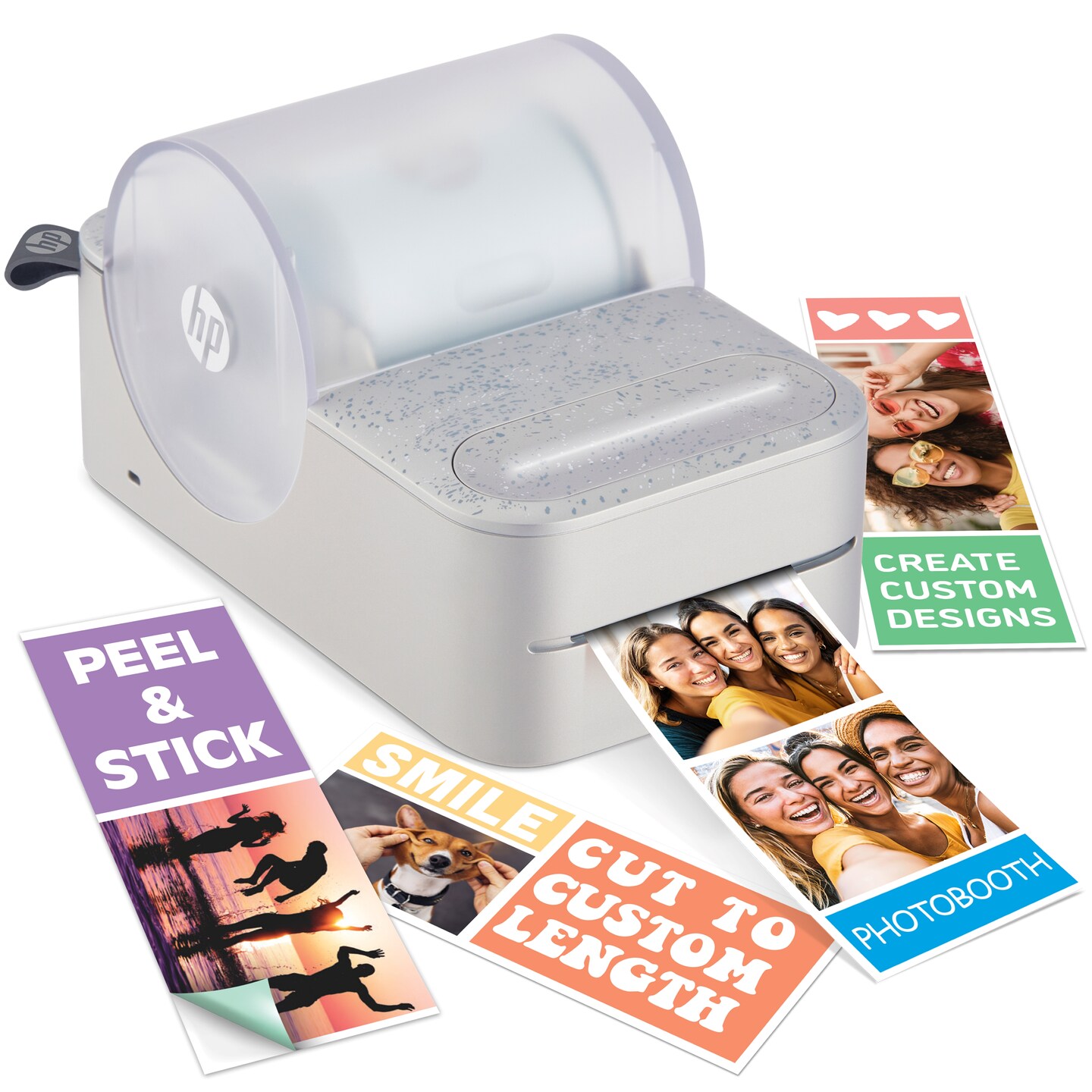 HP Sprocket Panorama Instant Label Printer & Photo Printer 2” x .5”- 9”