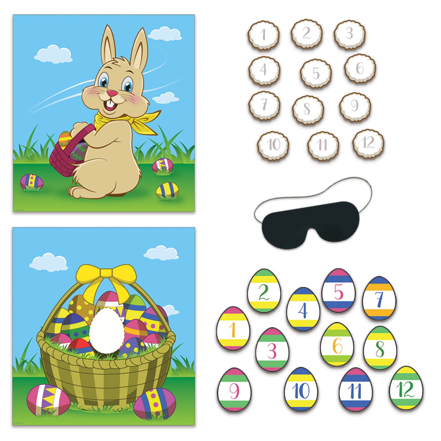 Easter Decoration - Easter Party Games - Pack of 24