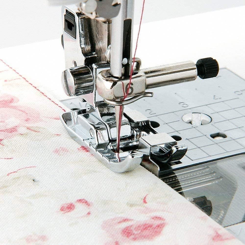 SewCraft Edge Joining Foot Stitch in Ditch Foot Edge Stitch Presser Foot - Fits All Low Shank Snap-On Singer, Brother, Babylock, Janome, Kenmore, White, Juki, New Home, Simplicity, Elna etc