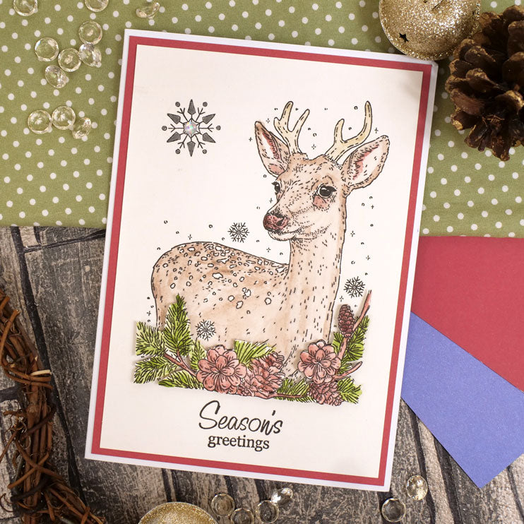 Hunkydory Crafts For the Love of Stamps - Woodland Deer