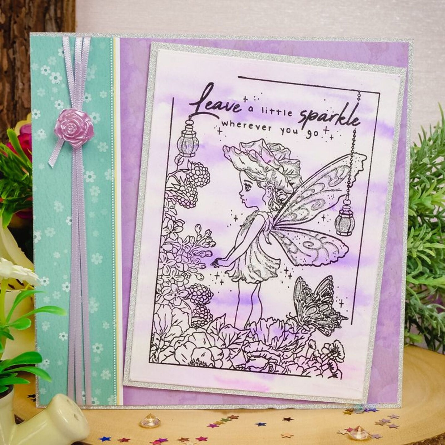 Hunkydory Crafts Diamond Sparkles Gemstones - Pearl Roses - Pastel Colours