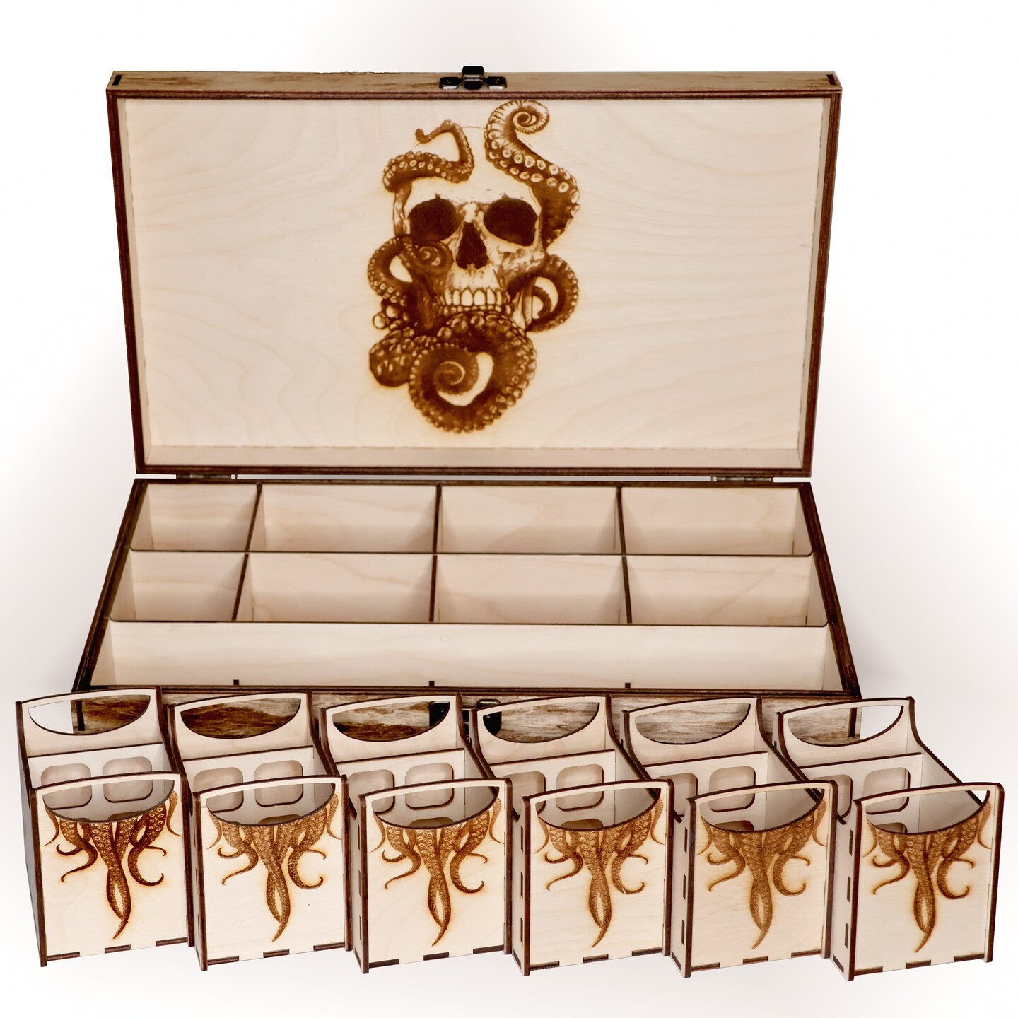 Ultimate Commander Deck Box - Kraken Theme! Fits SIX EDH