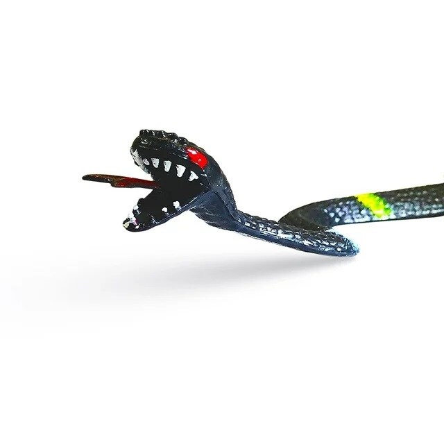 12 Pack Toy Vinyl Snakes For Party, Party Favors by Big Mos Toys