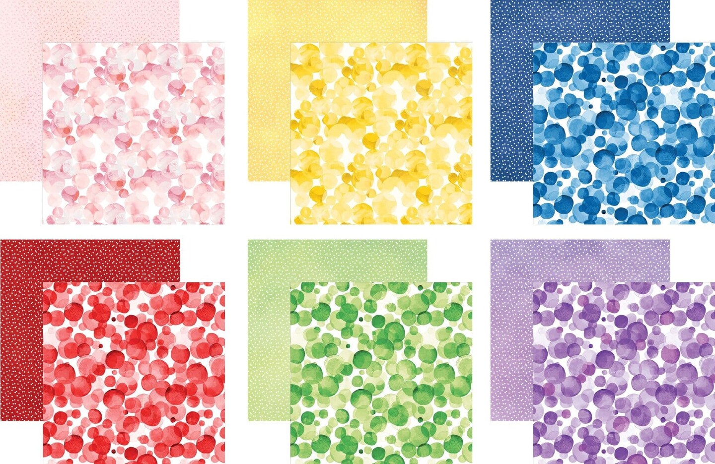 Scrapbook Paper - 30 piece Colorways Paper Bundle