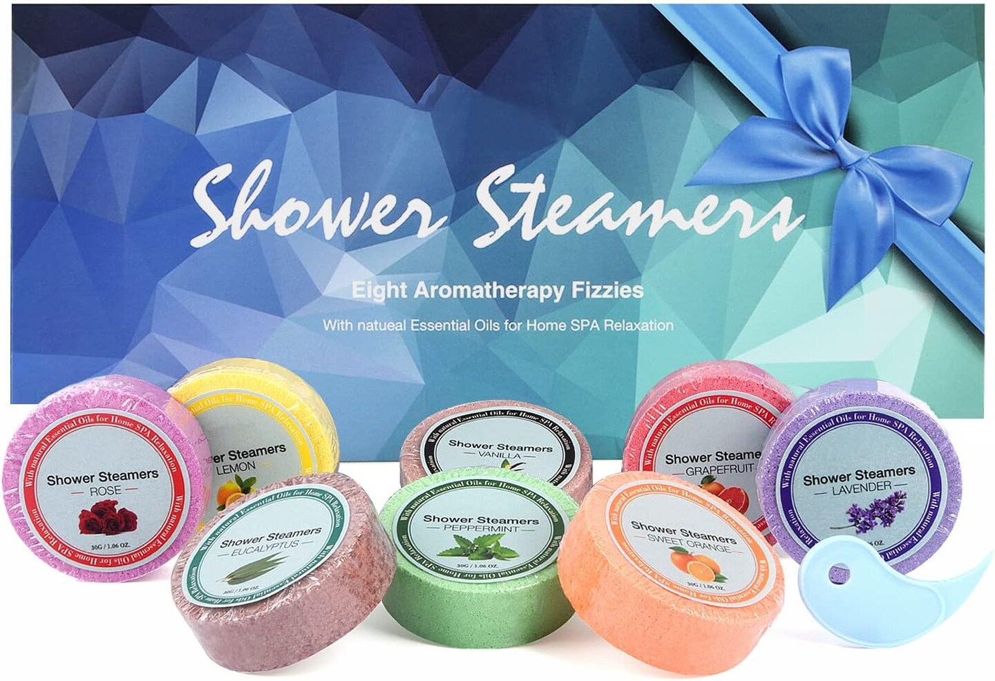 Shower Steamers Aromatherapy & Bath Bombs 8 Pcs Gift Set