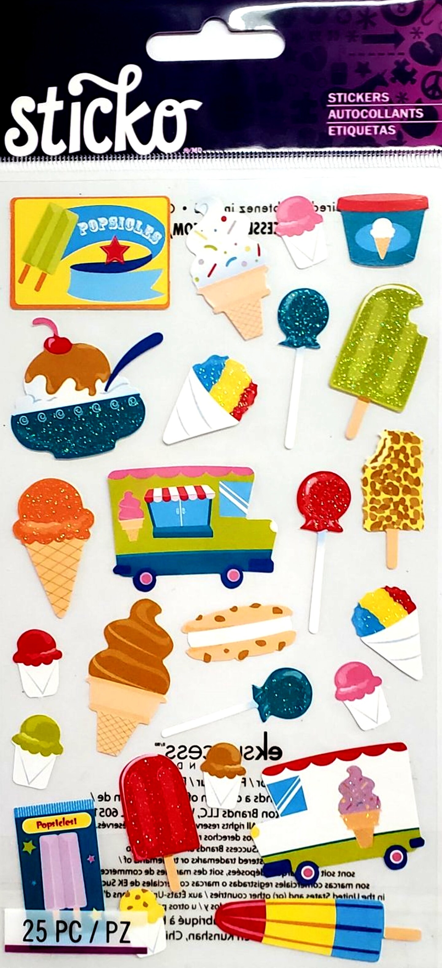 Sticko Ice Cream Truck Stickers