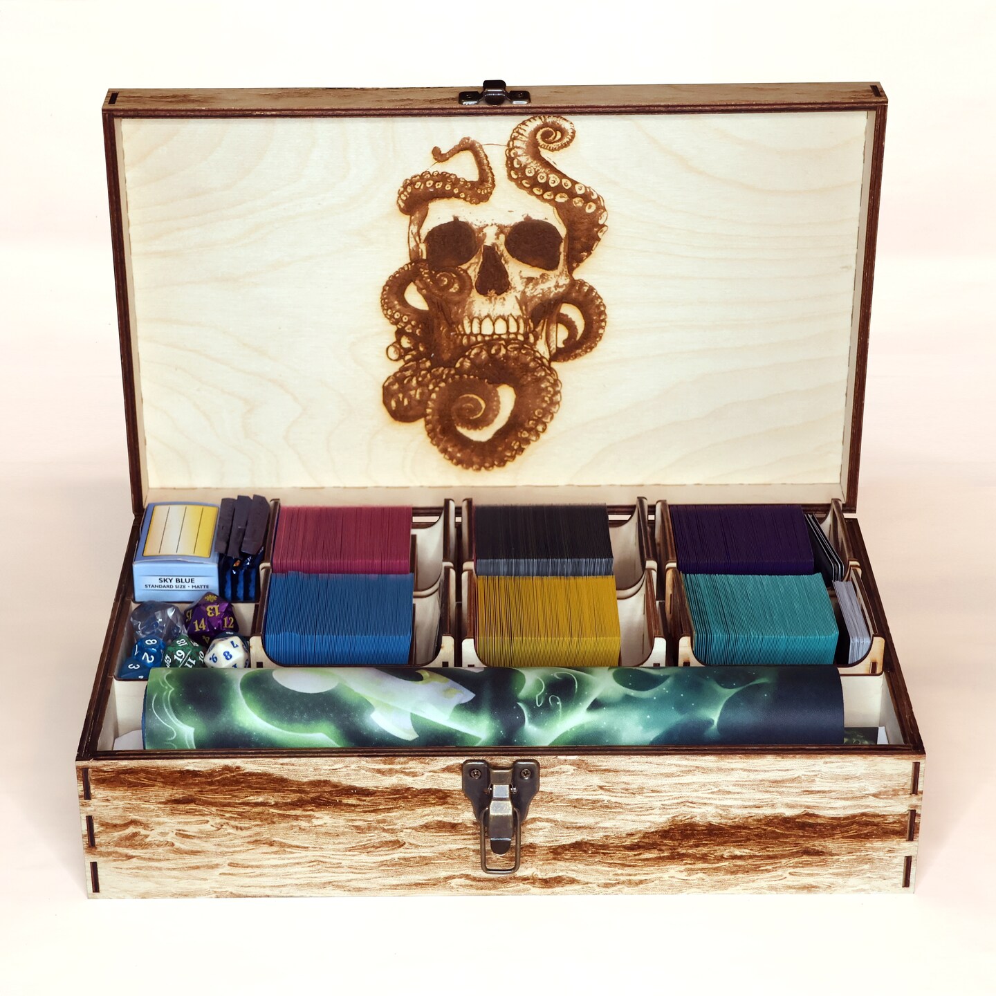 Ultimate Commander Deck Box - Kraken Theme! Fits SIX EDH Decks, Playmat, and more! | MTG | Card Storage Box | Tentacles | Pirates | Octopus | MakerPlace by Michaels Ultimate Commander Deck Box - Kraken Theme! Fits SIX EDH Decks, Playmat, and more! | MTG | Card Storage Box | Tentacles | Pirates | Octopus | MakerPlace by Michaels