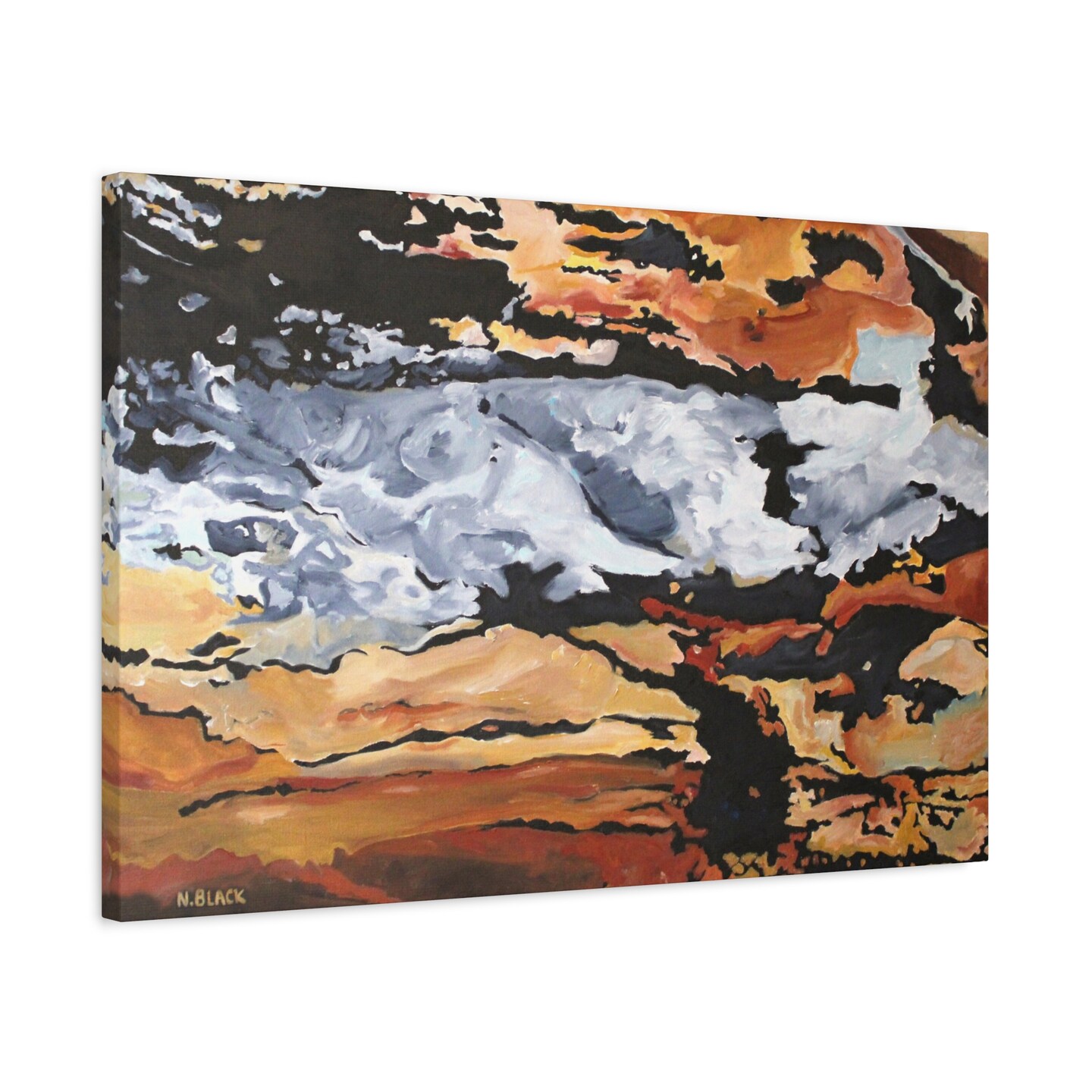 Abstract Canvas Art Home Decor Wood Wall Art Prints Large Wall Decor Coastal Driftwood Brown Grey Luxury Wall Art - image8