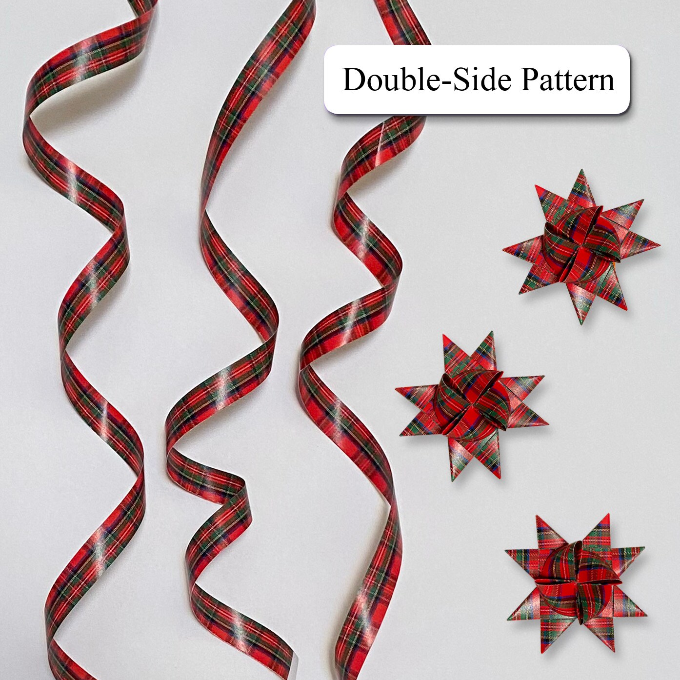 Paper Strips for Moravian, Froebel, Christmas, Advent, Danish, Pennsylvania  Stars. Tartan Pattern. 50 Strips per pack