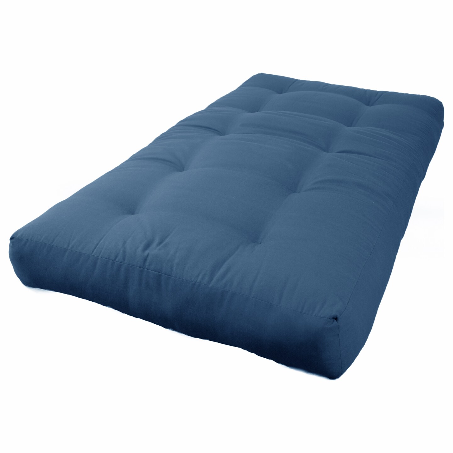 Blazing Needles Renewal 8-inch Twill Twin-size Futon Mattress - Indigo - Indigo