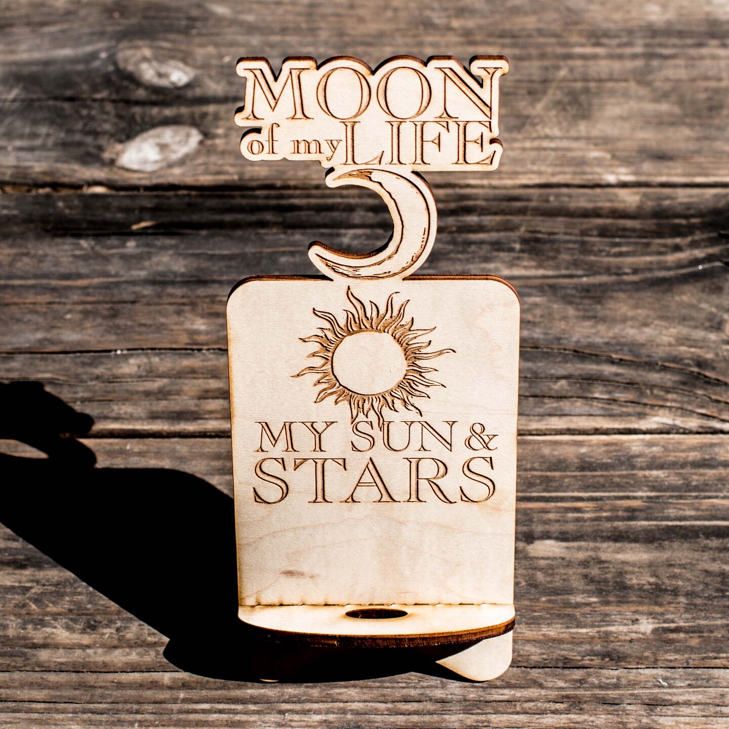Phone Charging Station - Moon of My Life My Sun and Stars