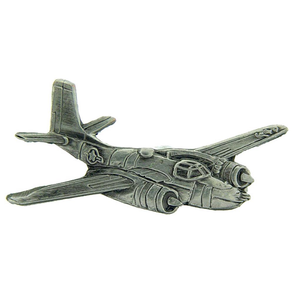 A-26 Invader Airplane Pin Pewter 1 1/2&#x22;