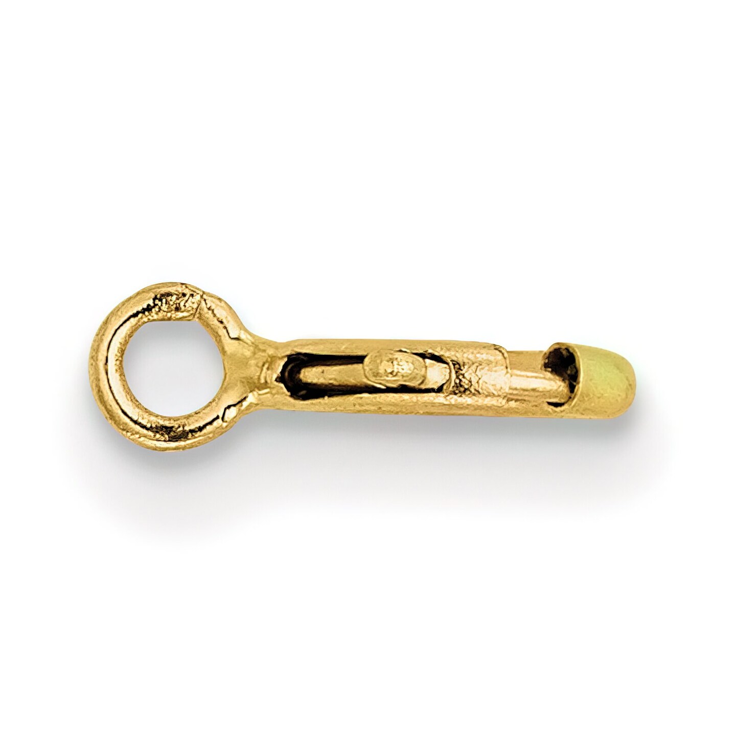 18K Gold Spring Ring Clasp 8Y1701