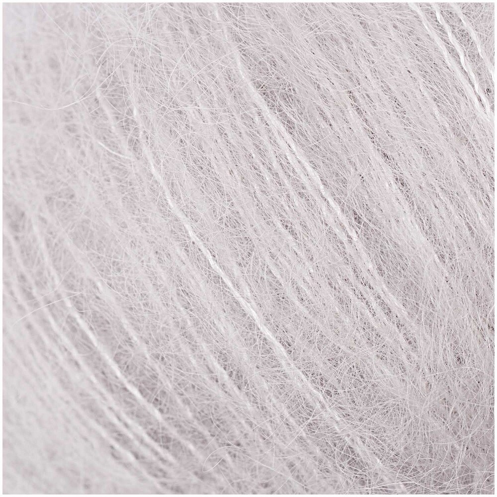 Rico Design Essentials Super Kid Mohair Loves Silk - #008 Silver