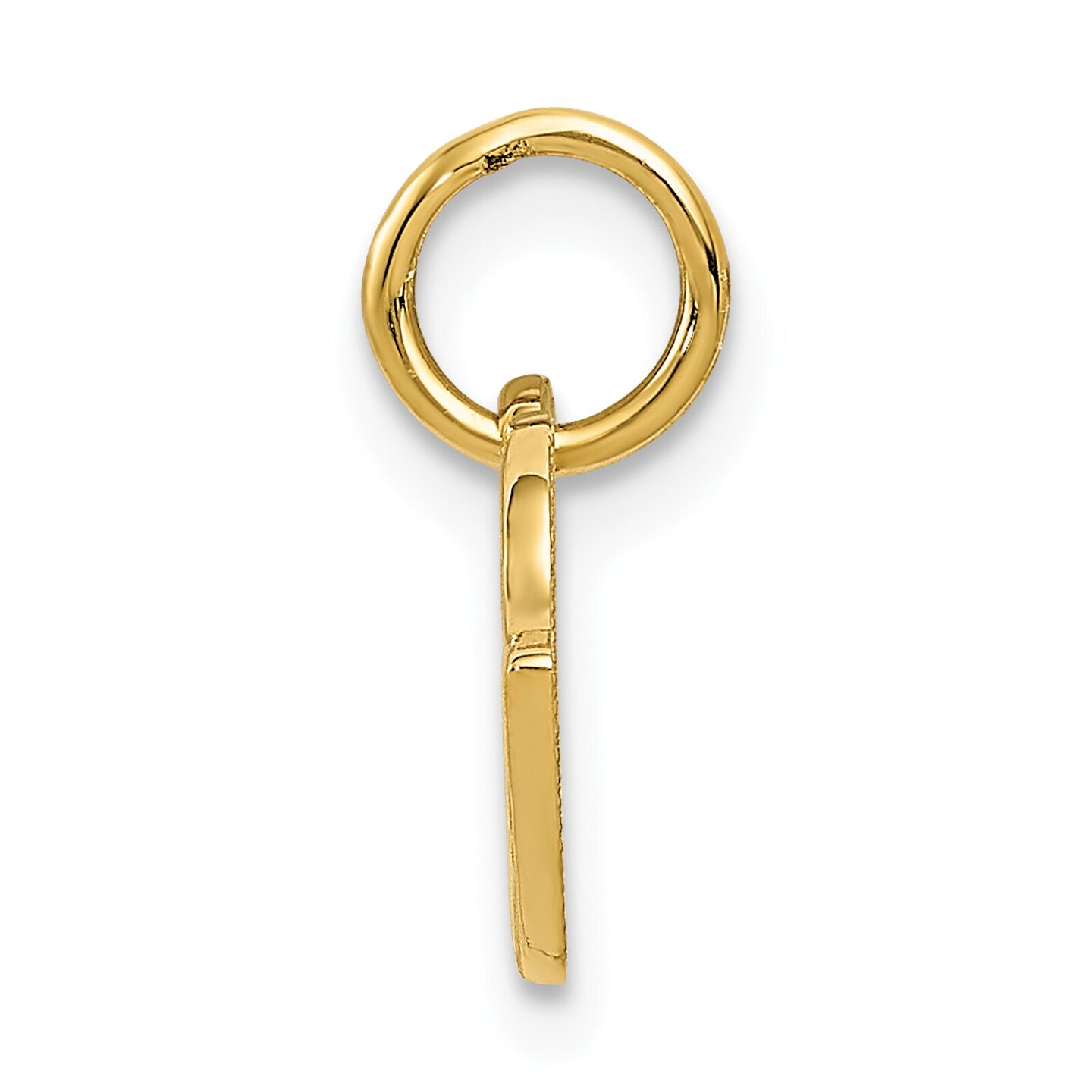 14K Yellow Gold Racing Flags Charm Pendant Jewelry 15mm x 19mm