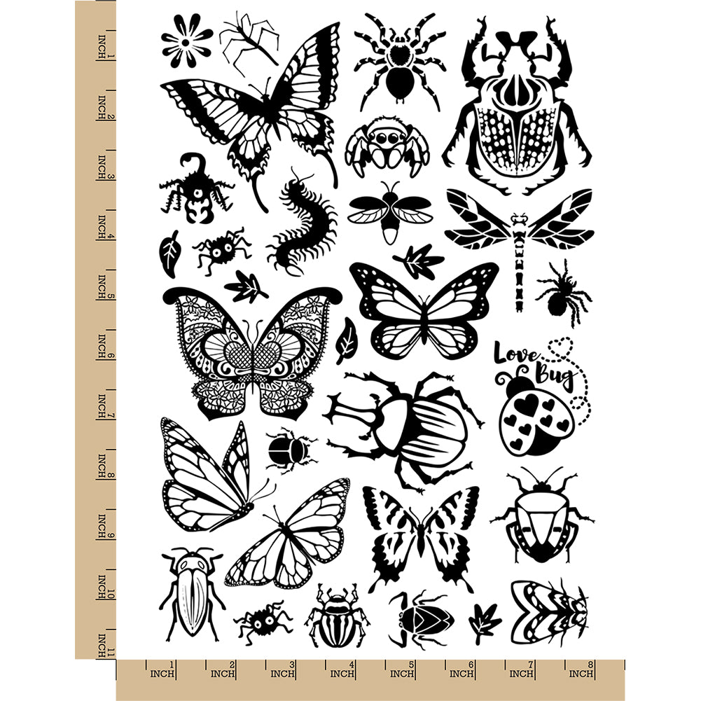 Bugs Insects Arachnids Butterflies Temporary Tattoo Water Resistant Fake  Body Art Set Collection | Michaels