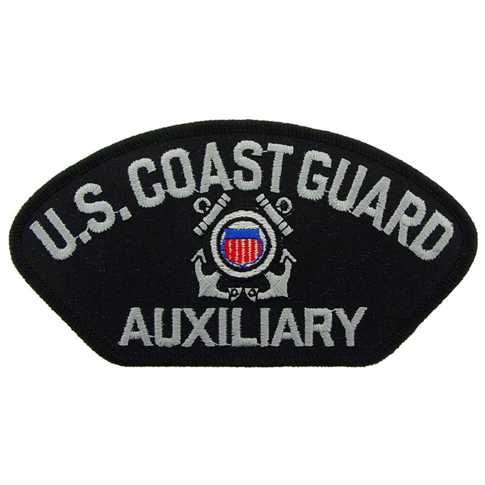 U.S. Coast Guard Auxiliary Hat Patch 2 3/4&#x22; x 5 1/4&#x22;