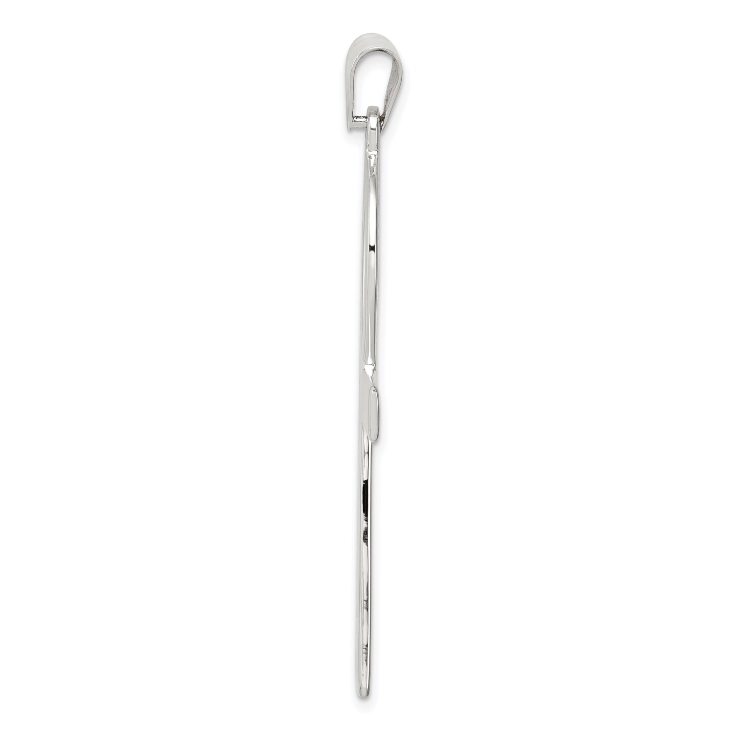 Sterling Silver Ankh Pendant Charm Religious Jewelry 50mm x 26mm