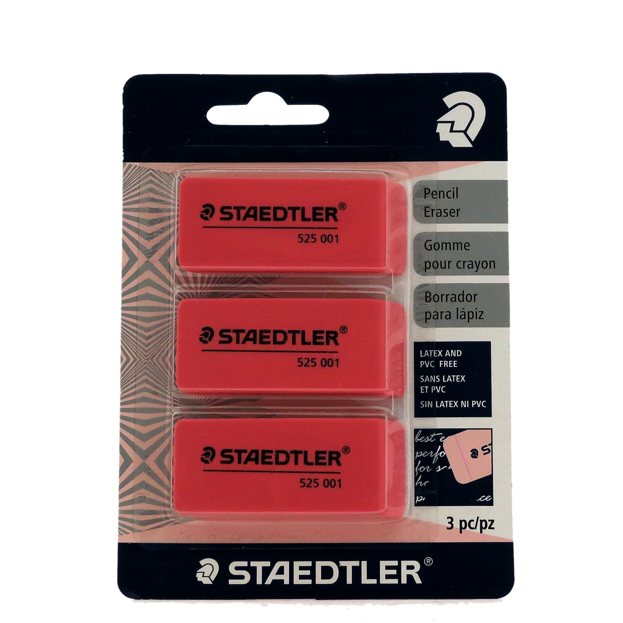 Staedtler Pencil Eraser   ( 3 Count)
