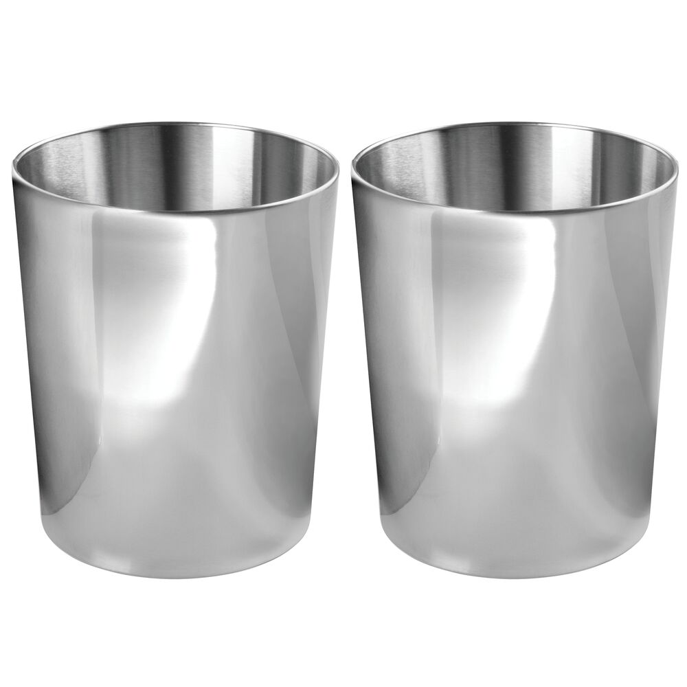 mdesign-metal-round-small-trash-can-wastebasket-2-pack-michaels