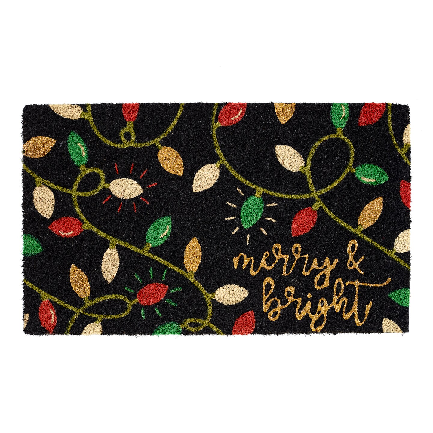 DII Merry and Bright Lights Doormat