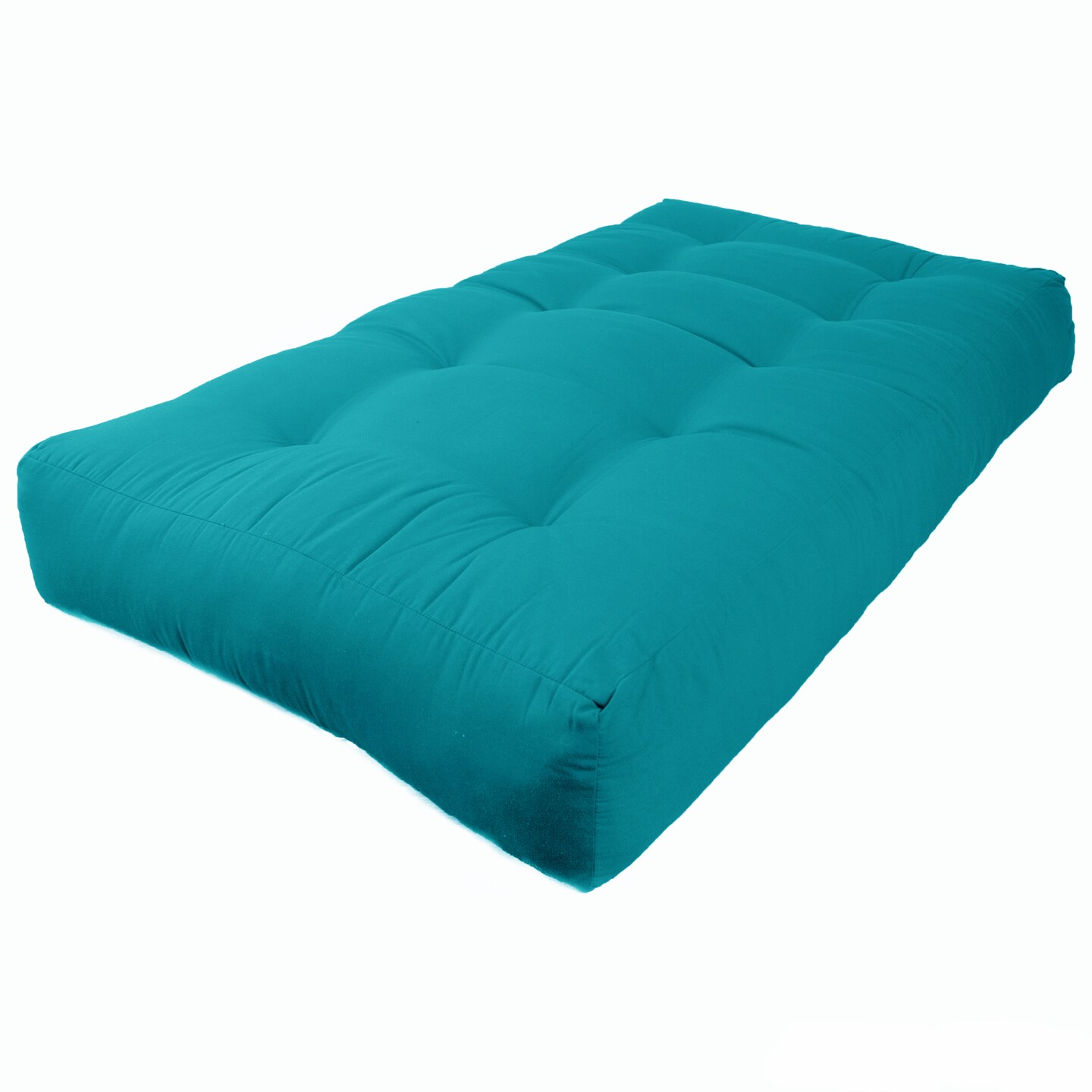 Blazing Needles Renewal 10-inch Twill Twin-size Futon Mattress - Aqua Blue - Aqua Blue