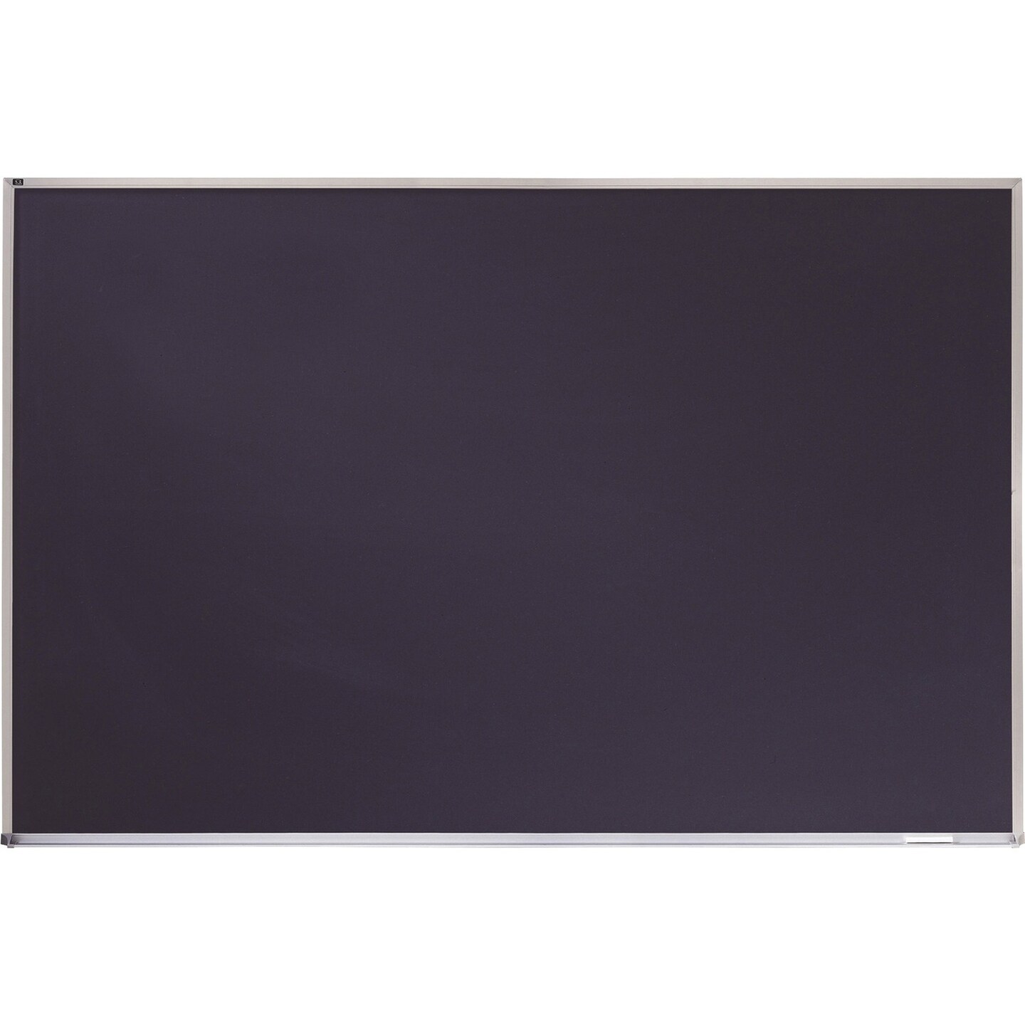 Quartet Porcelain Black Chalkboard w/Aluminum Frame 48 x 36 Silver
