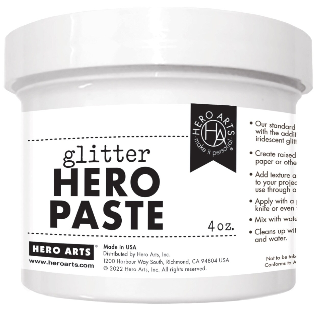 Hero Arts Paste 4oz-Glitter