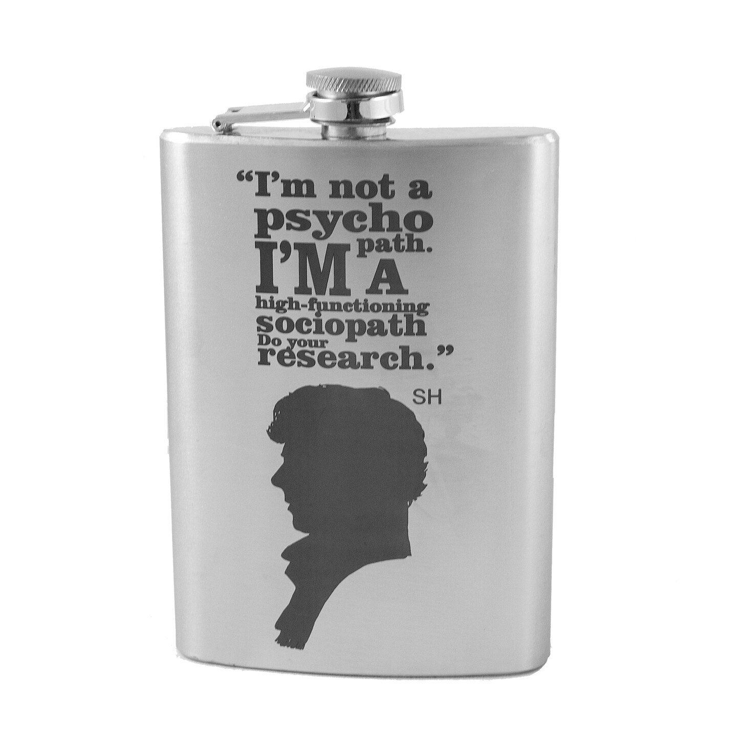 8oz Im Not a Psycho Stainless Steel Flask 8oz Im Not a Psycho Stainless Steel Flask