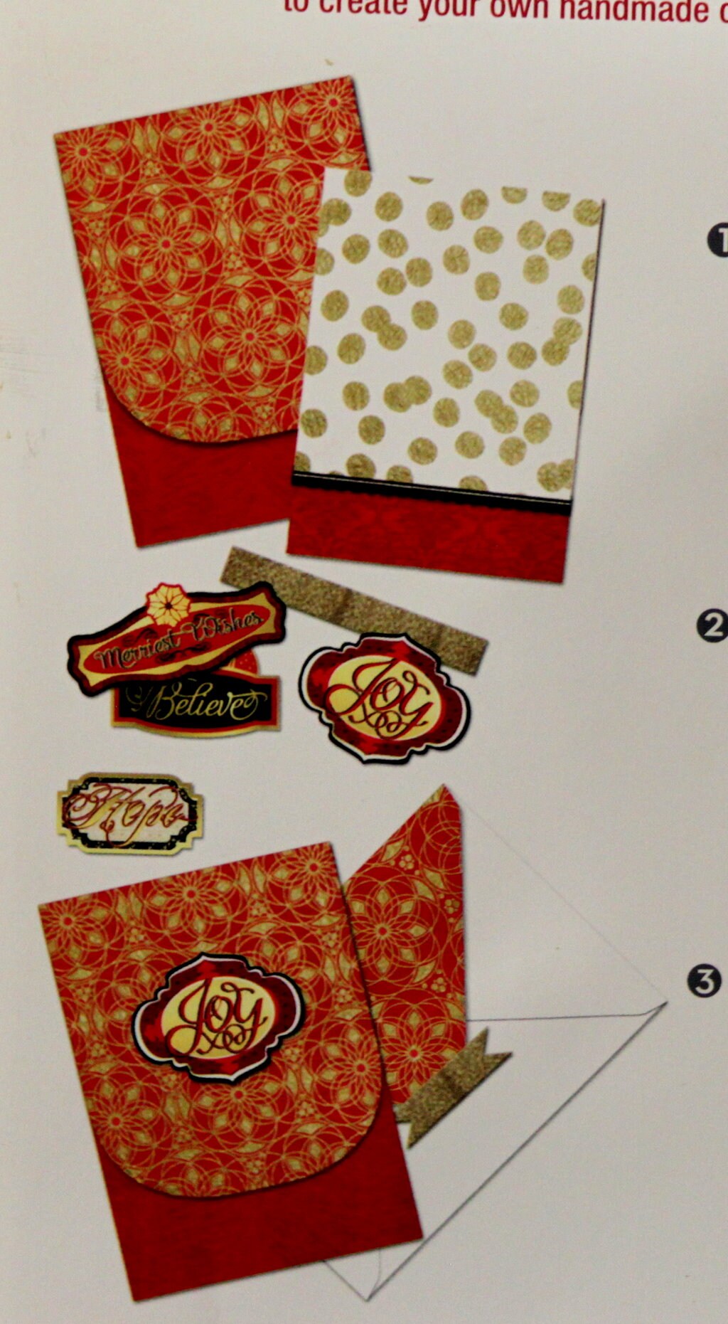 Jolee&#x27;s Boutique Crimson &#x26; Gold A6 Ornate Cards &#x26; Envelopes