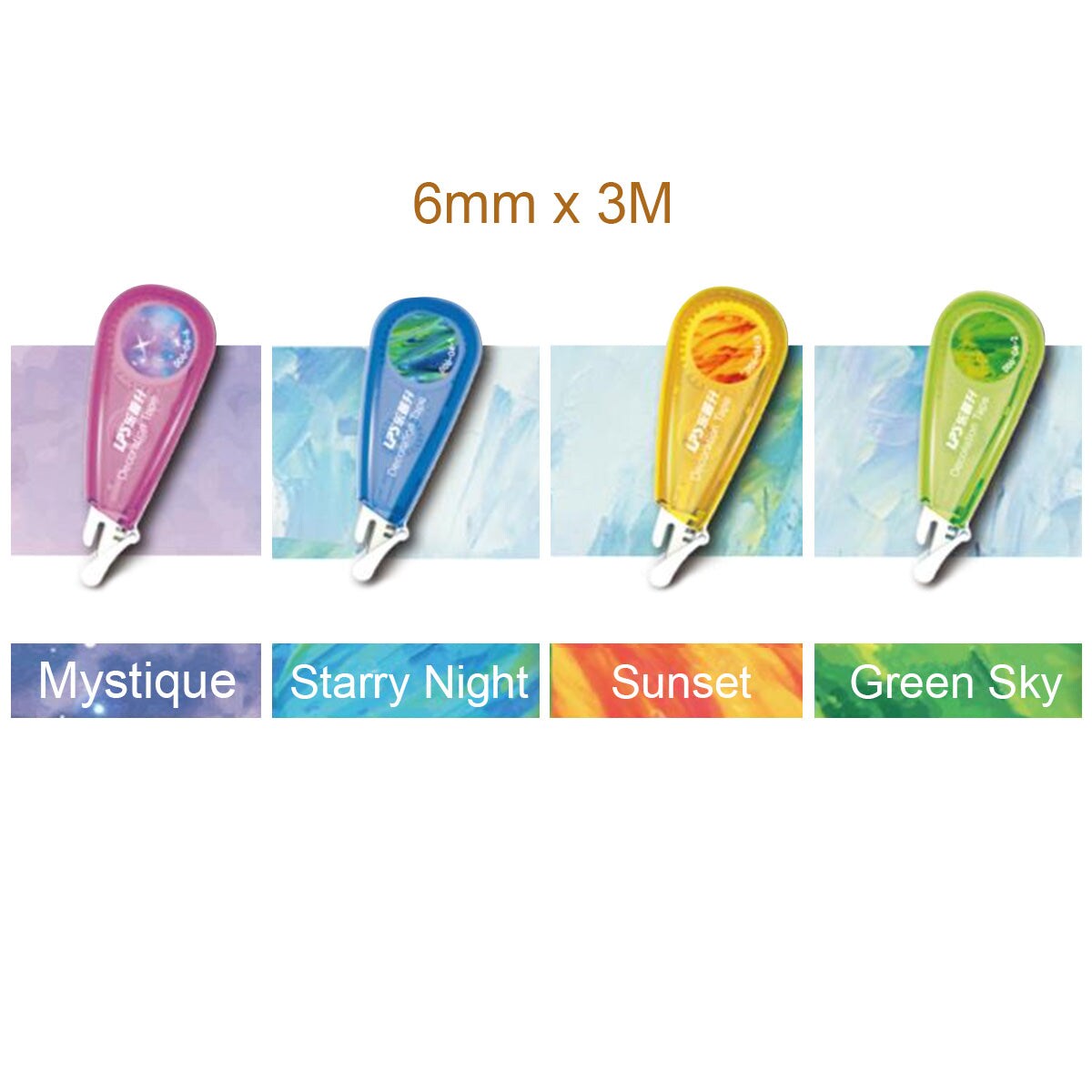 Wrapables Novelty Sticker Machine Pens, Decorative DIY Stationery Supplies for Home Office School