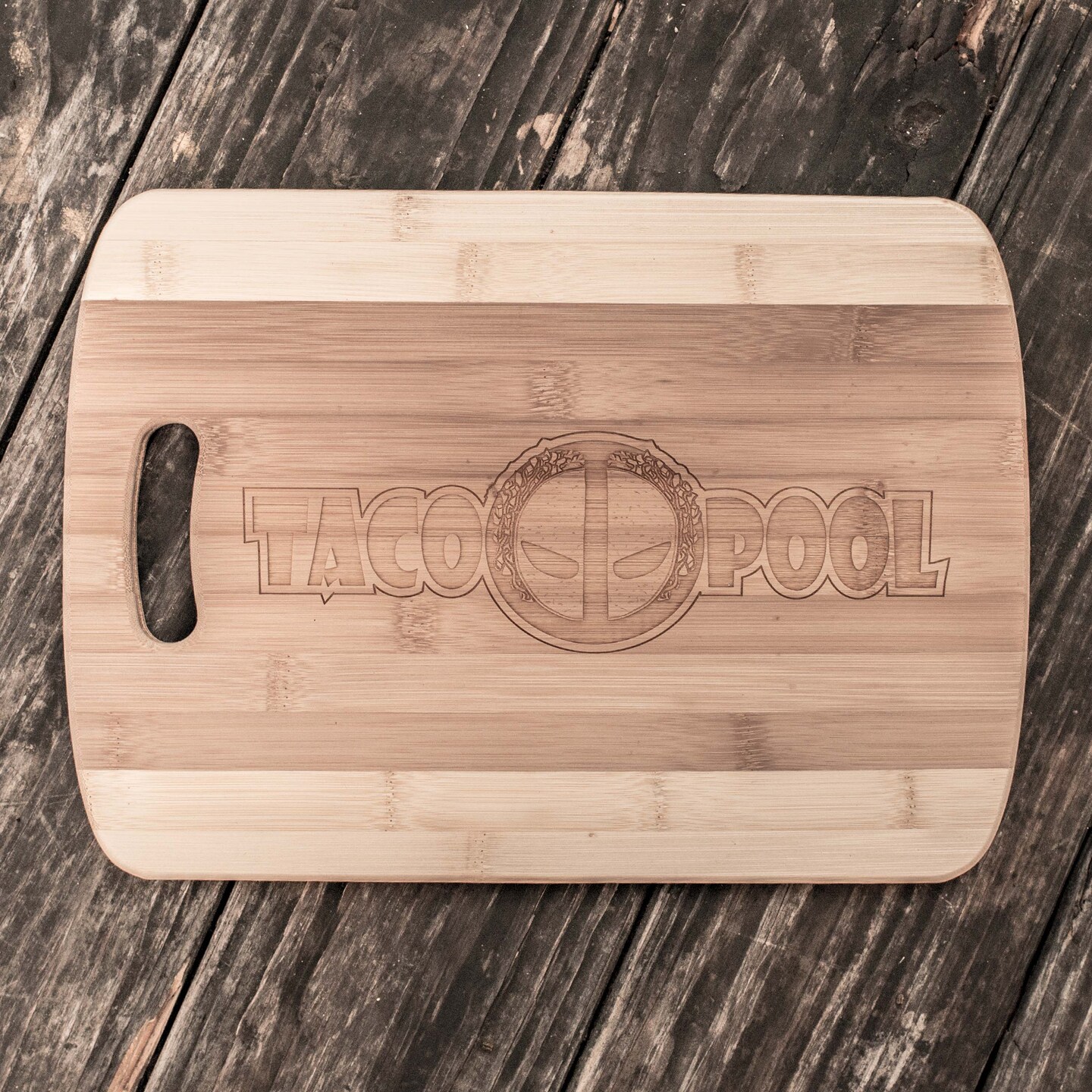 Tacopool - Cutting Board 14''x9.5''x.5'' Bamboo Tacopool - Cutting Board 14''x9.5''x.5'' Bamboo