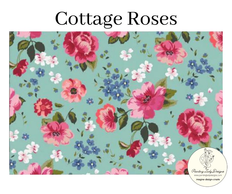 Cottage Roses Art and Decoupage Paper (large)
