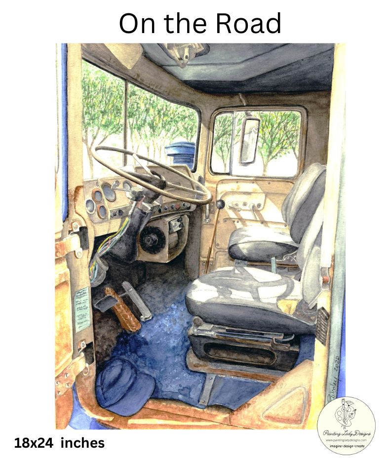 On the Road - Paper for Decoupage Crafting and Multi Media Art