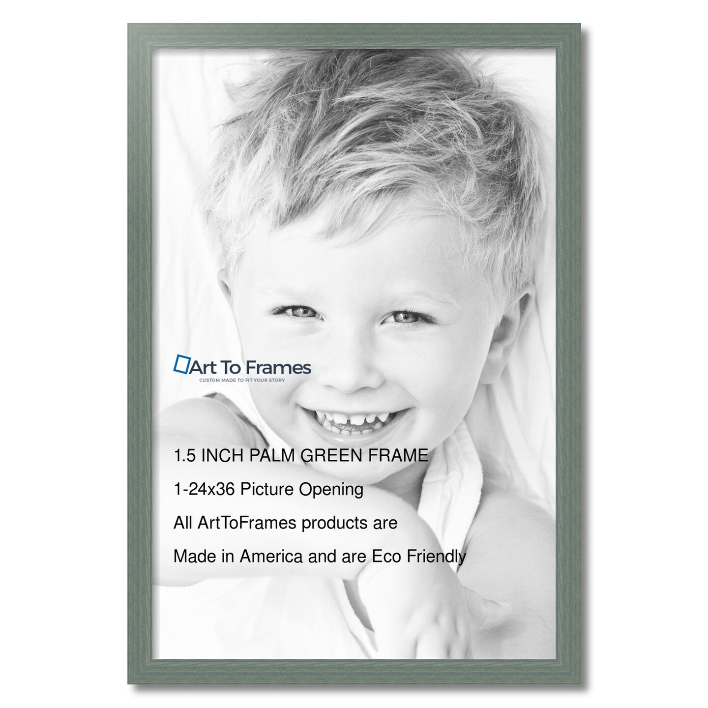 ArtToFrames 24x36 Inch Picture Frame, This 1.50 Inch Custom Wood Poster Frame is Available in Multiple Colors, Great for Your Art or Photos - Comes with Regular Acrylic and  Foam Backing 3/16 inch (V-56673-24x36)