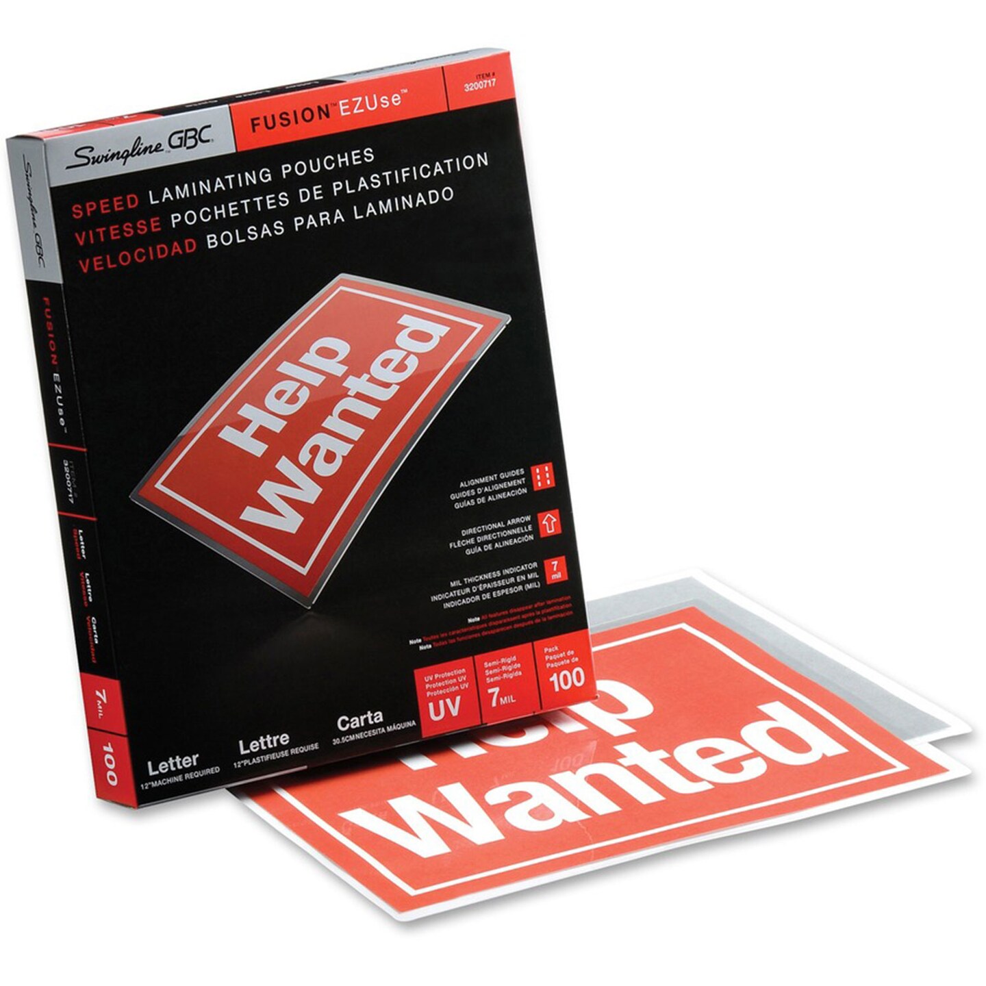 EZUse Thermal Laminating Pouches, 7 mil, 9